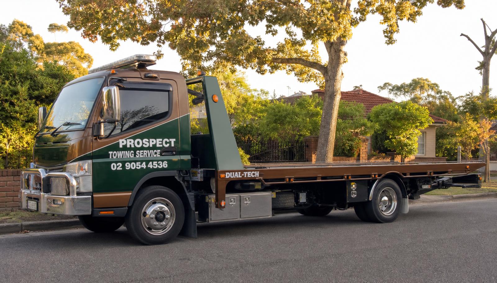 Prospect Tow Service tow truck in Prospect NSW